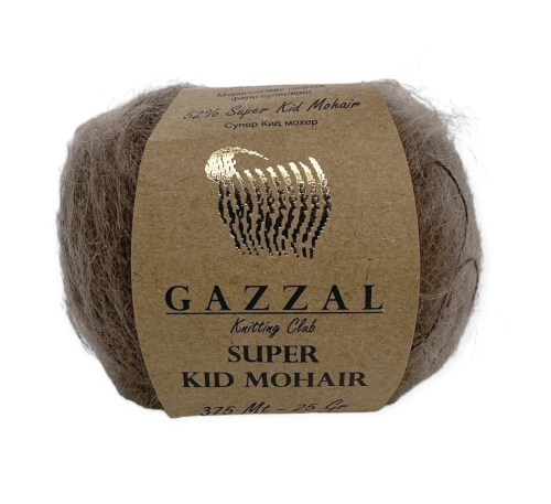 Купить пряжу GAZZAL Super Kid Mohair цвет 61256 производства фабрики GAZZAL