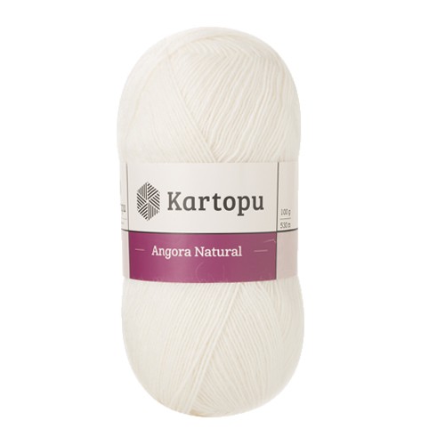 Купить пряжу KARTOPU ANGORA NATURAL цвет K025 производства фабрики KARTOPU