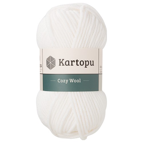 Купить пряжу KARTOPU COZY WOOL цвет K010 производства фабрики KARTOPU