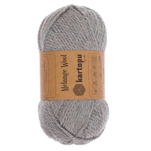 Купить пряжу KARTOPU MELANGE WOOL цвет M1009 производства фабрики KARTOPU