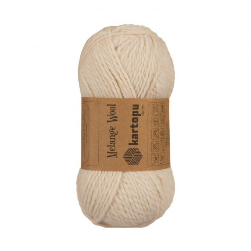 Купить пряжу KARTOPU MELANGE WOOL цвет MK00837 производства фабрики KARTOPU