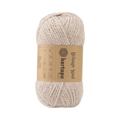 Купить пряжу KARTOPU MELANGE WOOL цвет MK00890 производства фабрики KARTOPU