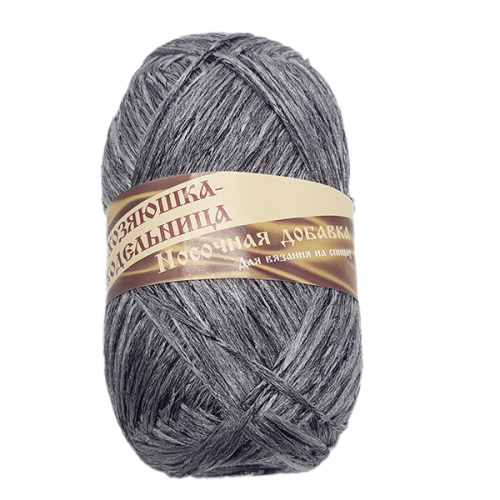 Купить пряжу ЛАМА УРАЛ Носочная добавка цвет Серый производства фабрики ЛАМА УРАЛ