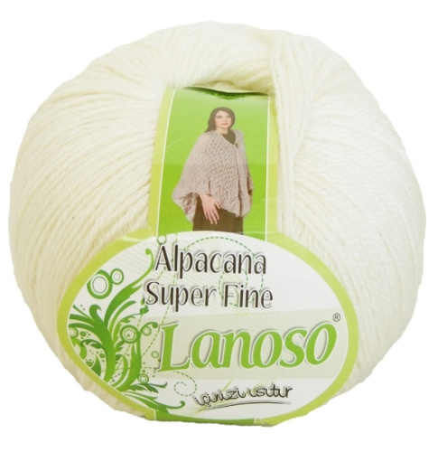 Купить пряжу LANOSO ALPACANA SUPER FINE цвет 901 производства фабрики LANOSO