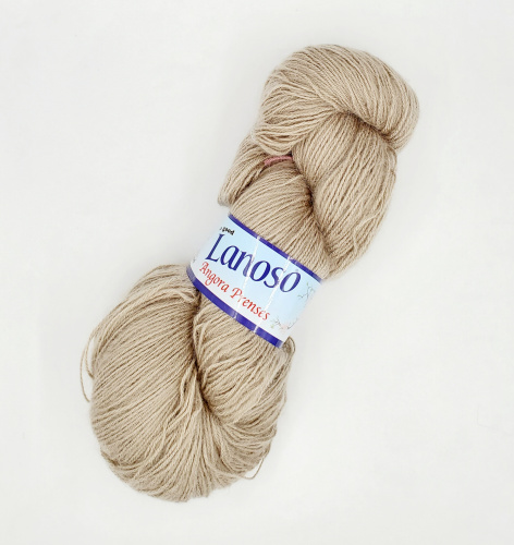 Купить пряжу LANOSO ANGORA PRENSES цвет 999 производства фабрики LANOSO