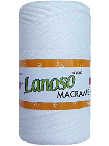 Купить пряжу LANOSO MACRAME PP цвет 955 производства фабрики LANOSO