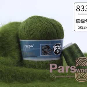 Купить пряжу Menca Пух Норки Синяя Этикетка цвет 833 производства фабрики Menca