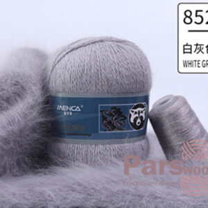 Купить пряжу Menca Пух Норки Синяя Этикетка цвет 852 производства фабрики Menca