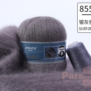 Купить пряжу Menca Пух Норки Синяя Этикетка цвет 855 производства фабрики Menca