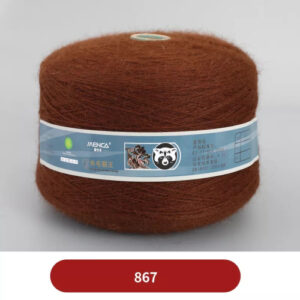 Купить пряжу Menca Пух Норки В Бобинах цвет 867 производства фабрики Menca