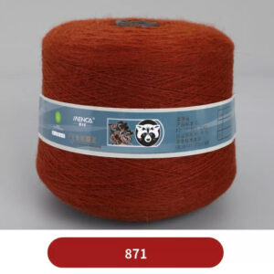 Купить пряжу Menca Пух Норки В Бобинах цвет 871 производства фабрики Menca