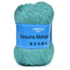 Купить пряжу Menca Sequins Mohair Yarn цвет 25 производства фабрики Menca