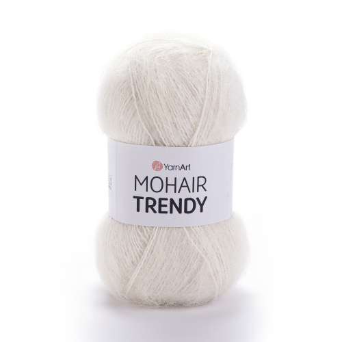 Купить пряжу MOHAIR TRENDY цвет 1003 производства фабрики