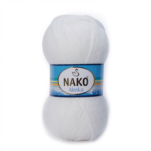 Купить пряжу NAKO ALASKA цвет 7101 производства фабрики NAKO