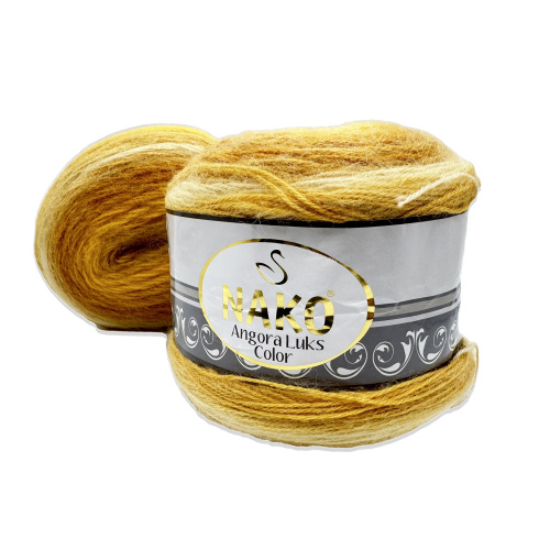 Купить пряжу NAKO ANGORA LUKS COLOR цвет 82363 производства фабрики NAKO
