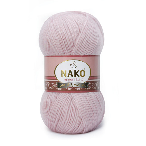 Купить пряжу NAKO ANGORA LUKS цвет 10639 производства фабрики NAKO