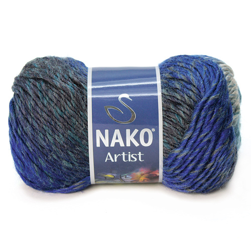 Купить пряжу NAKO ARTIST цвет 86348 производства фабрики NAKO