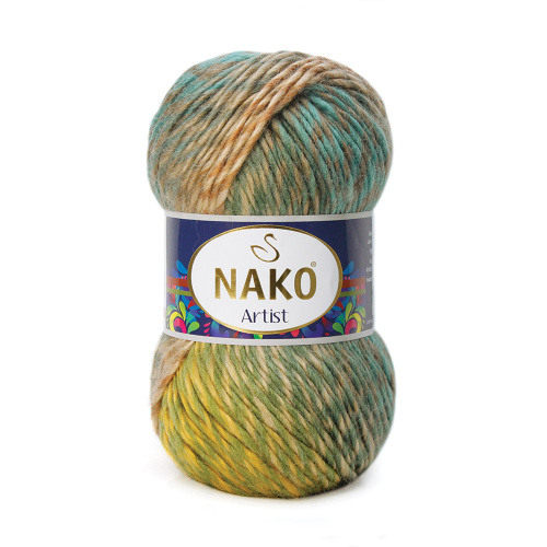 Купить пряжу NAKO ARTIST цвет 86795 производства фабрики NAKO