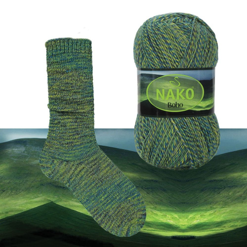 Купить пряжу NAKO BOHO KONSEPT цвет 87723 производства фабрики NAKO