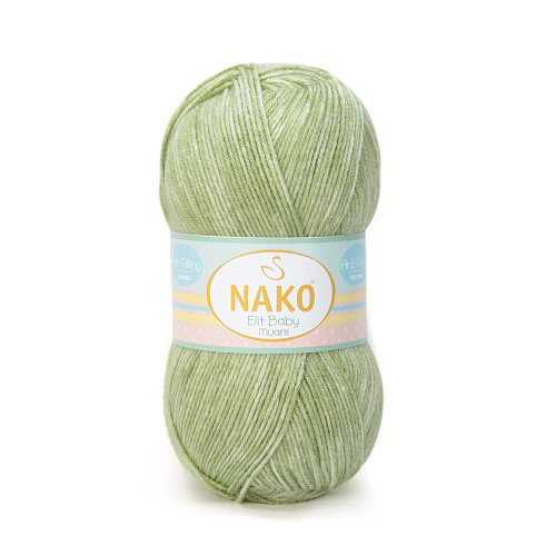 Купить пряжу NAKO ELIT BABY MUARE цвет 31702 производства фабрики NAKO