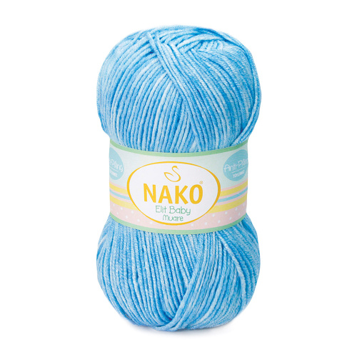 Купить пряжу NAKO ELIT BABY MUARE цвет 31706 производства фабрики NAKO