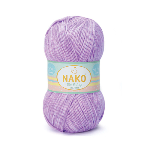Купить пряжу NAKO ELIT BABY MUARE цвет 31708 производства фабрики NAKO