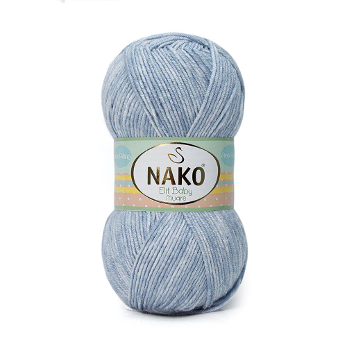 Купить пряжу NAKO ELIT BABY MUARE цвет 31865 производства фабрики NAKO