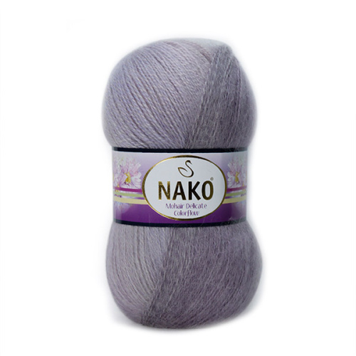 Купить пряжу NAKO MOHAIR DELICATE COLOR FLOW цвет 28082 производства фабрики NAKO