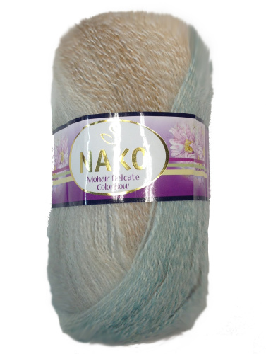 Купить пряжу NAKO MOHAIR DELICATE COLOR FLOW цвет 28093 производства фабрики NAKO