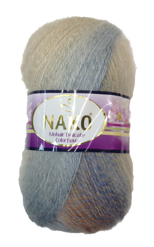 Купить пряжу NAKO MOHAIR DELICATE COLOR FLOW цвет 28097 производства фабрики NAKO