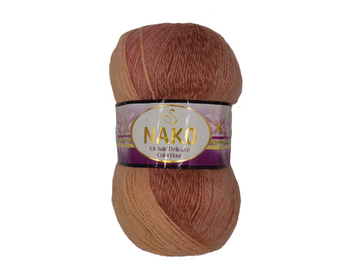 Купить пряжу NAKO MOHAIR DELICATE COLOR FLOW цвет 28143 производства фабрики NAKO