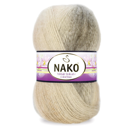 Купить пряжу NAKO MOHAIR DELICATE COLOR FLOW цвет 7309 производства фабрики NAKO