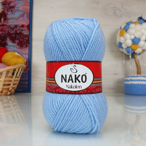 Купить пряжу NAKO NAKOLEN цвет 3780 производства фабрики NAKO