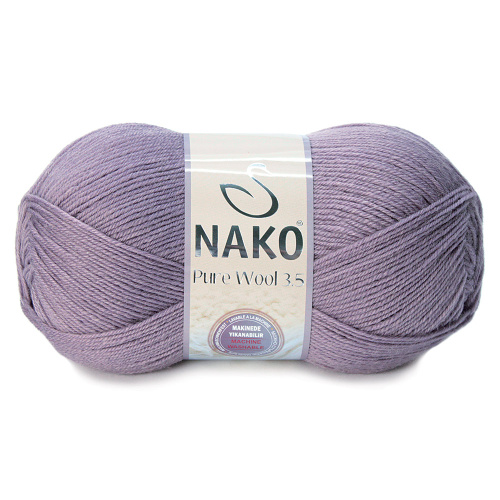 Купить пряжу NAKO PURE WOOL 3.5 цвет 10155 производства фабрики NAKO
