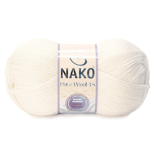Купить пряжу NAKO PURE WOOL 3.5 цвет 2378 производства фабрики NAKO