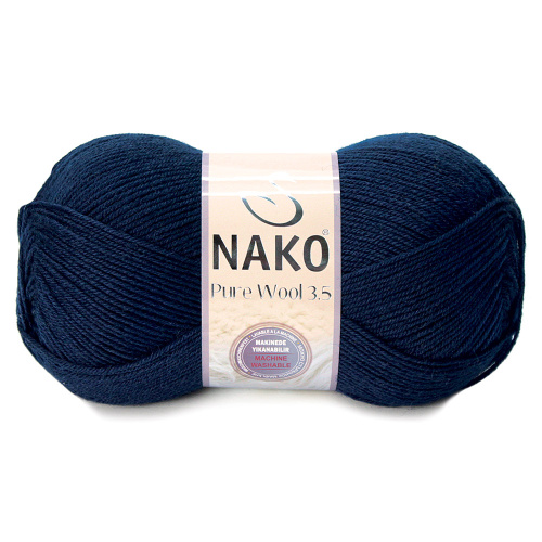 Купить пряжу NAKO PURE WOOL 3.5 цвет 2418 производства фабрики NAKO