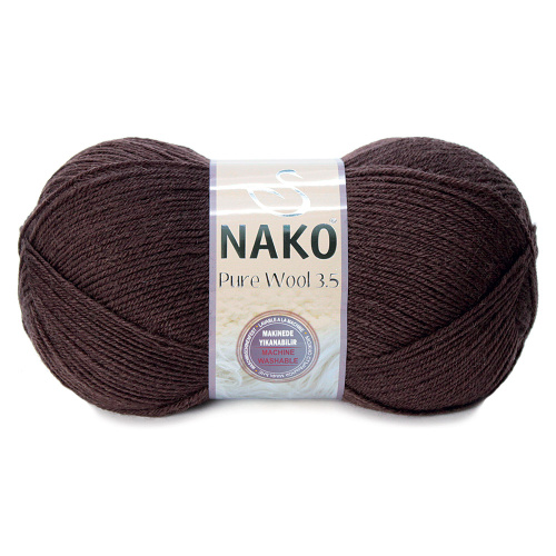 Купить пряжу NAKO PURE WOOL 3.5 цвет 282 производства фабрики NAKO