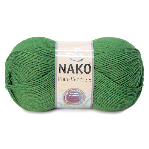 Купить пряжу NAKO PURE WOOL 3.5 цвет 5300 производства фабрики NAKO