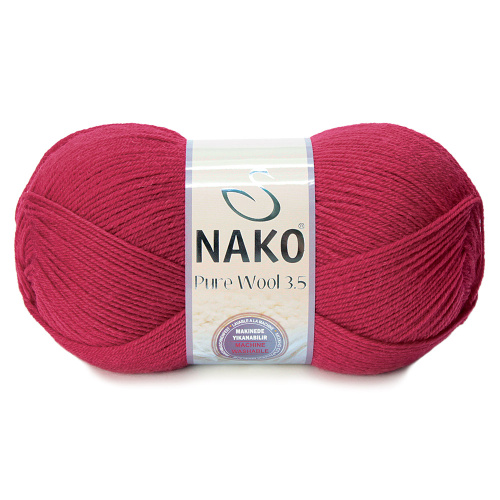 Купить пряжу NAKO PURE WOOL 3.5 цвет 6814 производства фабрики NAKO
