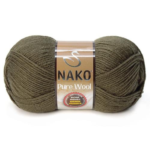 Купить пряжу NAKO PURE WOOL цвет 10728 производства фабрики NAKO