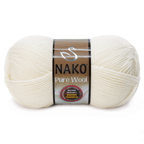 Купить пряжу NAKO PURE WOOL цвет 208 производства фабрики NAKO