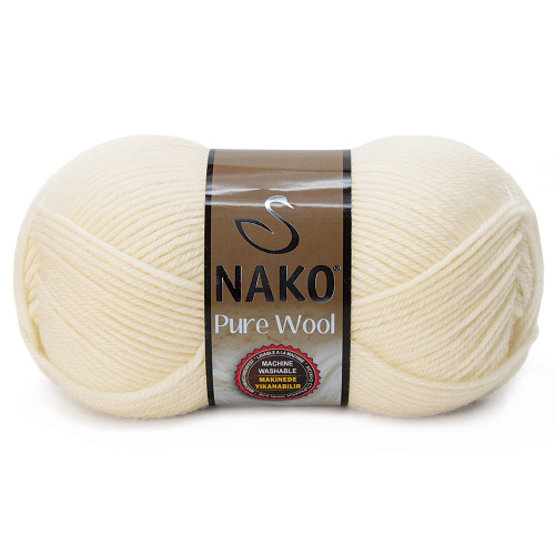Купить пряжу NAKO PURE WOOL цвет 2378 производства фабрики NAKO