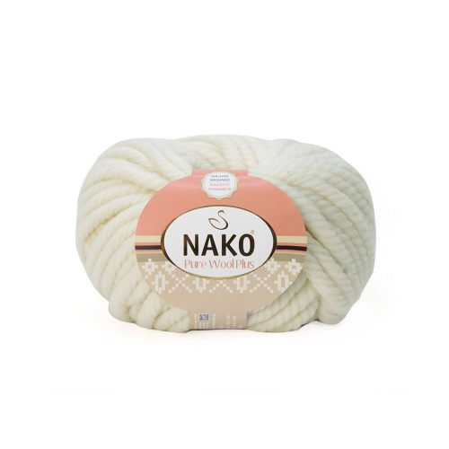 Купить пряжу NAKO PURE WOOL PLUS цвет 208 производства фабрики NAKO