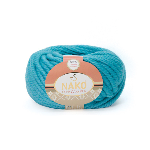 Купить пряжу NAKO PURE WOOL PLUS цвет 6404 производства фабрики NAKO