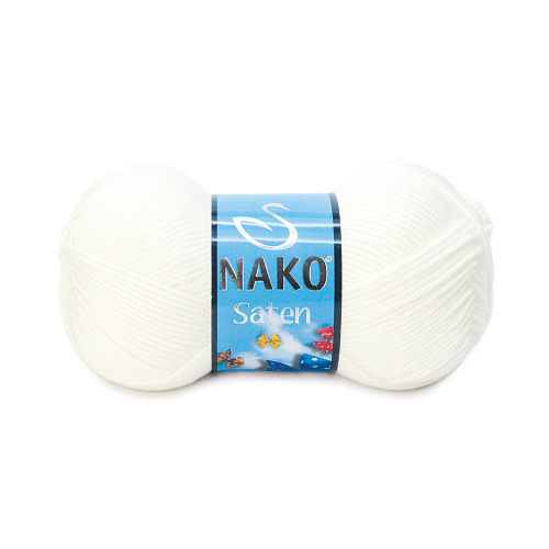 Купить пряжу NAKO SATEN 50 GR цвет 300 производства фабрики NAKO