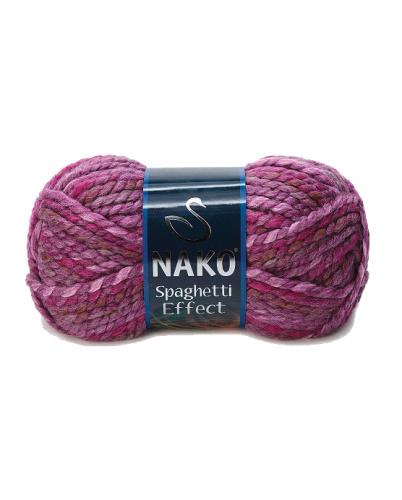 Купить пряжу NAKO SPAGHETTI EFFECT цвет 7795 производства фабрики NAKO