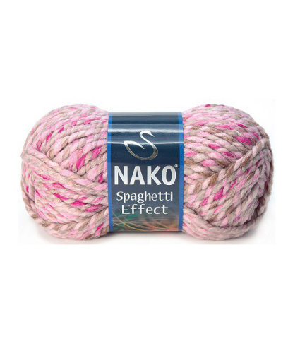 Купить пряжу NAKO SPAGHETTI EFFECT цвет 7822 производства фабрики NAKO