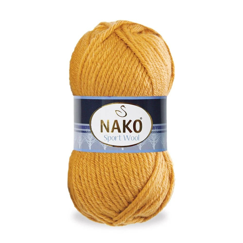Купить пряжу NAKO SPORT WOOL цвет 10129 производства фабрики NAKO