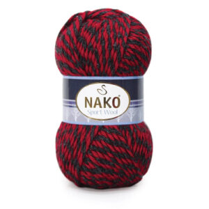 Купить пряжу NAKO SPORT WOOL цвет 21343 производства фабрики NAKO