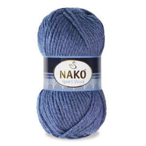 Купить пряжу NAKO SPORT WOOL цвет 23162 производства фабрики NAKO